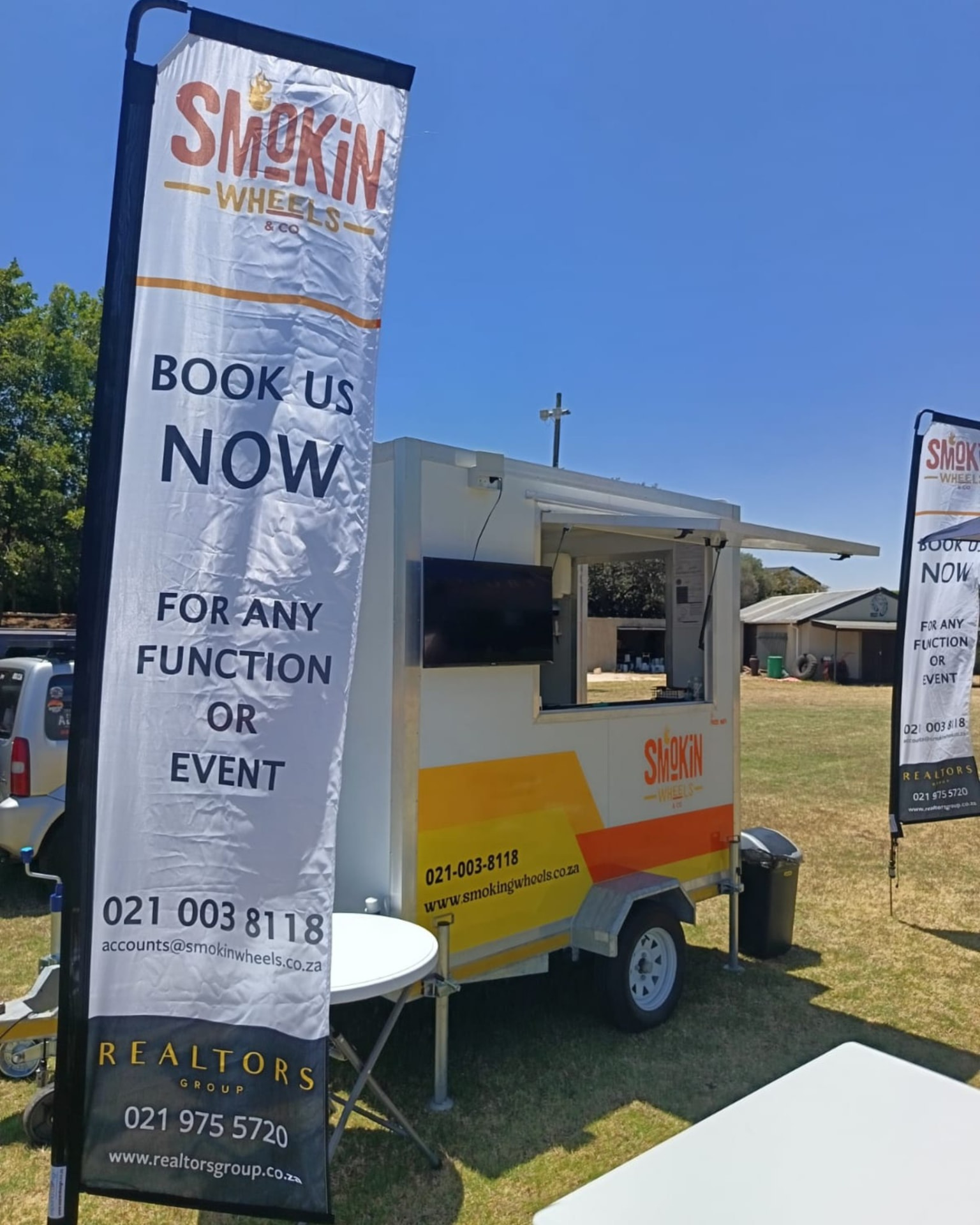 Smokin Wheels food truck at an event